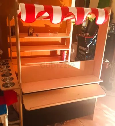 8K GERMAN Wooden Play Market Stand AT 2K FREE DELIVERY