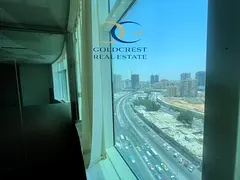 Spacious Office with Full Open View &amp; Glass Partitions for Rent — Horizon Tower D, Rashidiya 1