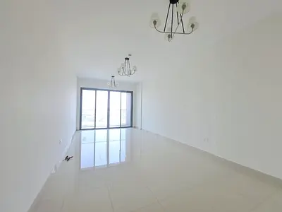 Brand new luxury 3BR + maid room with parking free/baloney/ wardrobe/ in tilal city sharjah
