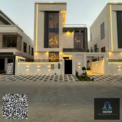 Amazing Brand new modern villa for sale in Al Ajman Al Yasmeen area freehold for all nationalities price