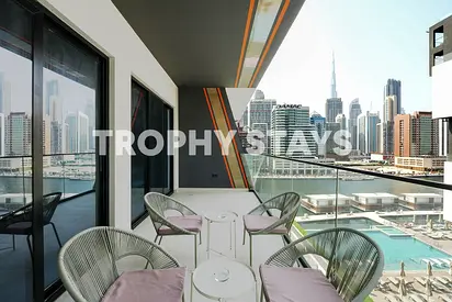 Canal and Burj View | Newly Renovated | All Bills Inclu