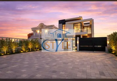Brand new villa on a street corner, featuring 5 master bedrooms | Prime location on the main road | Close to schools and the E311 highway