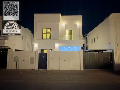 🏠 Villa for rent in Al Zahia, Ajman - 5 master bedrooms, majlis, living room and maid's room