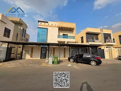 ✨ فرصة مميزة للايجارفيلا  أول ساكن في عجمان قريبه من جميع الخدمات مثل المدارس والجامعات والمستشفيات  ✨  –  منطقة الياسمين  🏙 إطلالة رائعة على شارع را