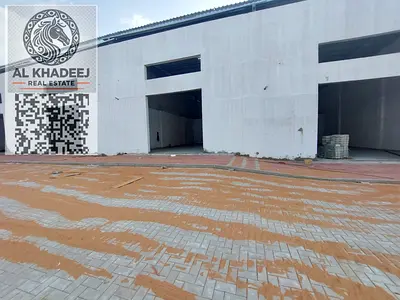 Commercial warehouses and shabras for annual rent in Ajman, Al Jurf Industrial Area 3, prime location with special prices, suitable for all commercial