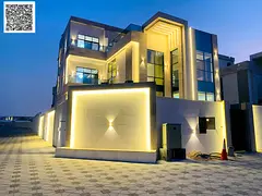 Luxury villas project consisting of 4 villas with stone façades. Large construction area with freeh