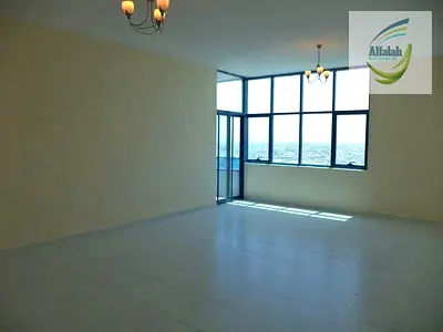 Vacant Sea View 2BHK | 1,553 Sq Ft | 3 Baths | Falcon Tower Ajman