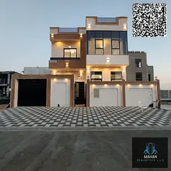 Brand New  villa  Available For Sale location Ajman all helio   5 master Bedroom Hall  Majlis 1 Kitc