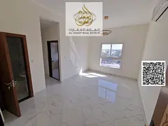 For rent in Ajman, first occupancy, two bedrooms and a living room in the Industrial Area, Al Ittiha
