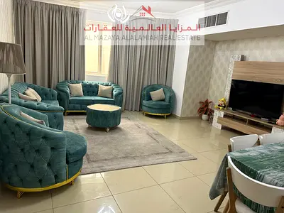 شهري - غرفة وصالة - التعاون - فرش ديلوكس - مع انترنت - 2 حمام - 1 بلكونة .
