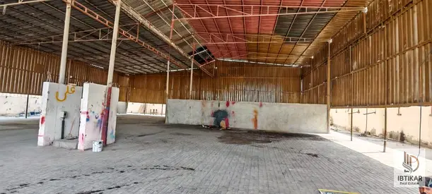 Shed with Open Yard for Rent in Al Saja’a Sharjah | 20,000 Sq.ft | 80 kW Power | 8 Rooms & 7 Bathrooms