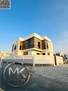 **Luxury Villa in Al Zahya – Ajman** Ready for immediate occupancy with high-end finishes and spac
