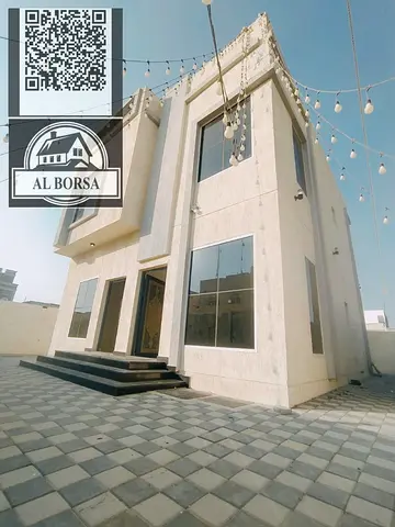 🏡A brand new villa for rent in Ajman, Al Helio area, at an incredible price! 3 master bedrooms, living room, majlis, and maid's room. Only 80,000
