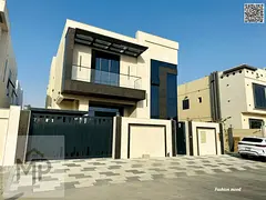 Villa for sale | ajman| al bahia area | 5 master rooms, majlis, 2 halls, maid room| freehold | negot