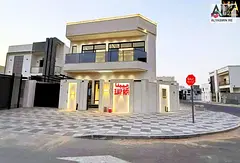 Own a villa with 5 master bedrooms, ground floor + first floor + corner roof, on Sheikh Mohammed Bin