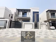 Luxury Villa for Sale in al Bahia Ajman | 5 master bedrooms | Majlis + 2 Halls | Modern kitchen | Fr