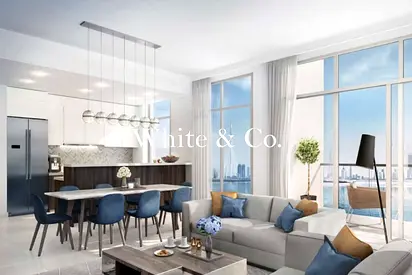 Burj views| Large Lay |Water front living