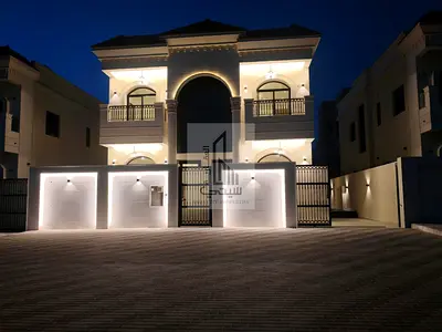 Luxury classic villa for sale in Al Helio - Ajman | Freehold with high-end finishes on a spacious area