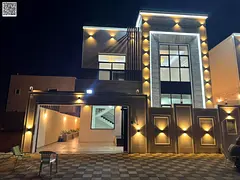 Villa with all registration and ownership fees included, ready to move in, in one of Ajman's mos