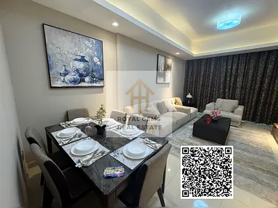 1 bedroom with story +salon+balcon+parking,most luxurious towers in Ajman for monthly rent ,high quality and technology bulding in shaik khalifa bin m
