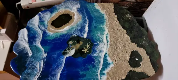 Ocean table Resin art