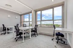 Move into ready-to-use open office space for rent for 15 persons in Sharjah, Sahara Healthcare City