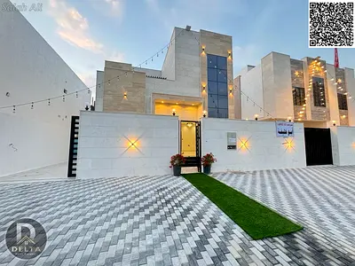 فيلا للايجار في عجمان الزاهيه على زاوية شارعين موقع جميل تسهيلات في الدفع