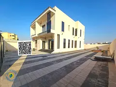 For sale: A stunning 5-bedroom villa in Al Yasmin area, featuring a living room, majlis, and rooftop