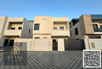 فيلا عصرية للبيع في الباهية عجمان بموقع مثالي مقابل الحديقة والمسجد قريبة من كل الخدمات وتشطيبات حديثة ومساحة واسعة