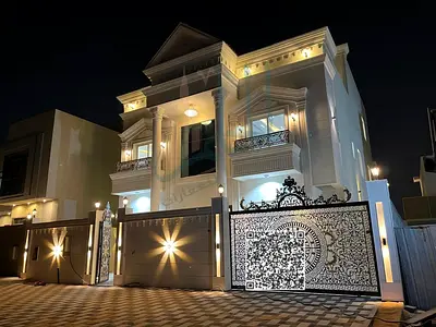 *Villa in Al-Aliyah* Ground floor + 2 *Area 4,300 sq ft* Built-in area 6,300 sq ft 7 large bedrooms, a sitting room, a large hall, a fully equipped mo