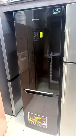 Samsung fridge bottom freezer black colour