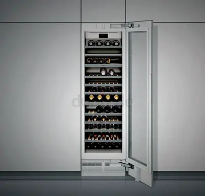 Gaggenau latest model series 400  wine fridge 3 zone temperature built-in  Fully-integrated
