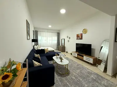 اكبر مساحة استديو مفروش لايجار الشهري في عجمان