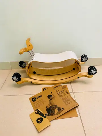 Wishbone Flip Wooden 2 in 1 Rocker and Ride On LIKE NEW