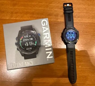 Garmin Descent Mk2i - Titanium Carbon Gray DLC (Like New / Low Usage + extra Band)