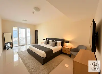 Most Biggest Size 2bhk with balcony| 3 bath |cupboards |parking in muweillah commercial