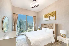 Luxury 2-Bedroom Apartment | Full Fountain &amp; Burj Khalifa View | Monthly Short-Term Rental | Gra