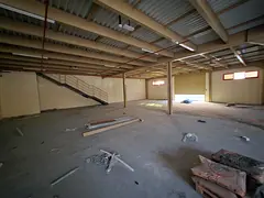 Warehouse for rent in Ajman Al Jurf Industrial 1, 6,000 sq ft with new mezzanine, suitable for comme