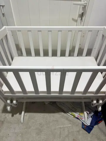 White Rocking Bassinet for Sale