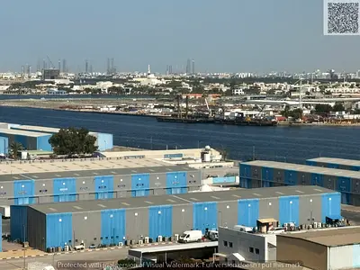 One-bedroom furnished apartment in Al Bustan Ajman, balcony with nice view, prime location near all services.