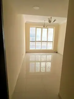 One bedroom, living room, 2 bathrooms in Al Majaz 2 on Al Wahda Street, free parking and payment fac