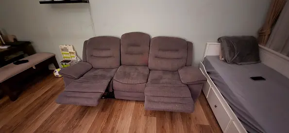 Comfortable Reclining Sofa - 3 seater - Still under warranty