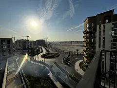 A furnished two-bedroom apartment with a living room is now available in Maryam Island, featuring tw
