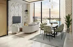 Furnished Studio | Azizi Venice 12 | Marina &amp; Pool View