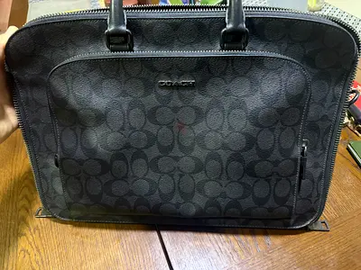 Stylish COACH Black Briefcase