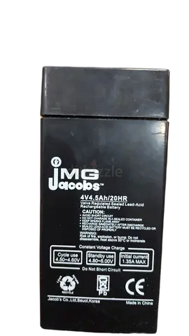 Jacobs 4V 4.5Ah Lead-Acid Battery