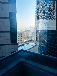 For annual rent: A neat and well-maintained 1BHK apartment in Falcon Tower A6, located in Ajman.