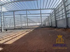 Spacious warehouse for rent in a prime location, ideal for commercial and industrial storage, with e