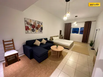 استديو مفروش فرش فندقي امارة عجمان منطقة الراشدية