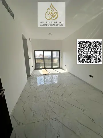 غرفه وصاله مع 2 حمام مع بلكونه اول ساكن تشطيبات سوبر ديلوكس مساحه كبيره جدا موقع متميز بالجرف 3 قريبه من السوق الصيني وقريبه من وودليم بارك اسكول وقري